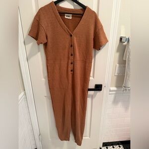 Madewell brown romper size small